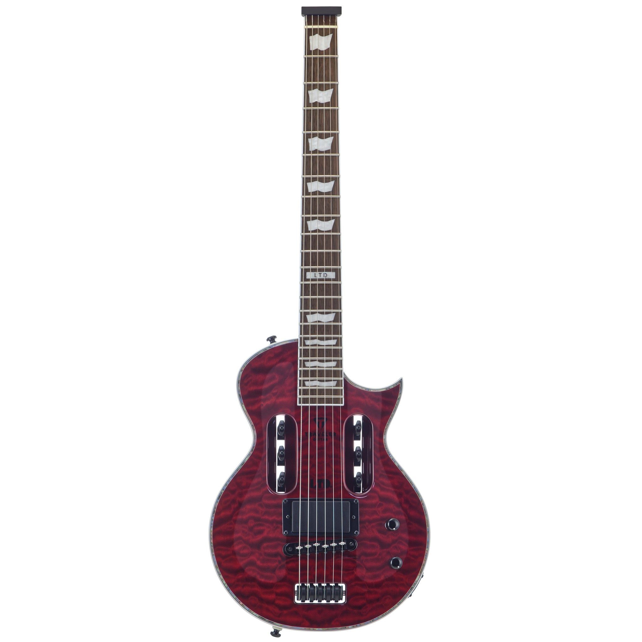 B-Stock LTD EC-1 Deluxe (See Thru Black Cherry)-Traveler Guitar®
