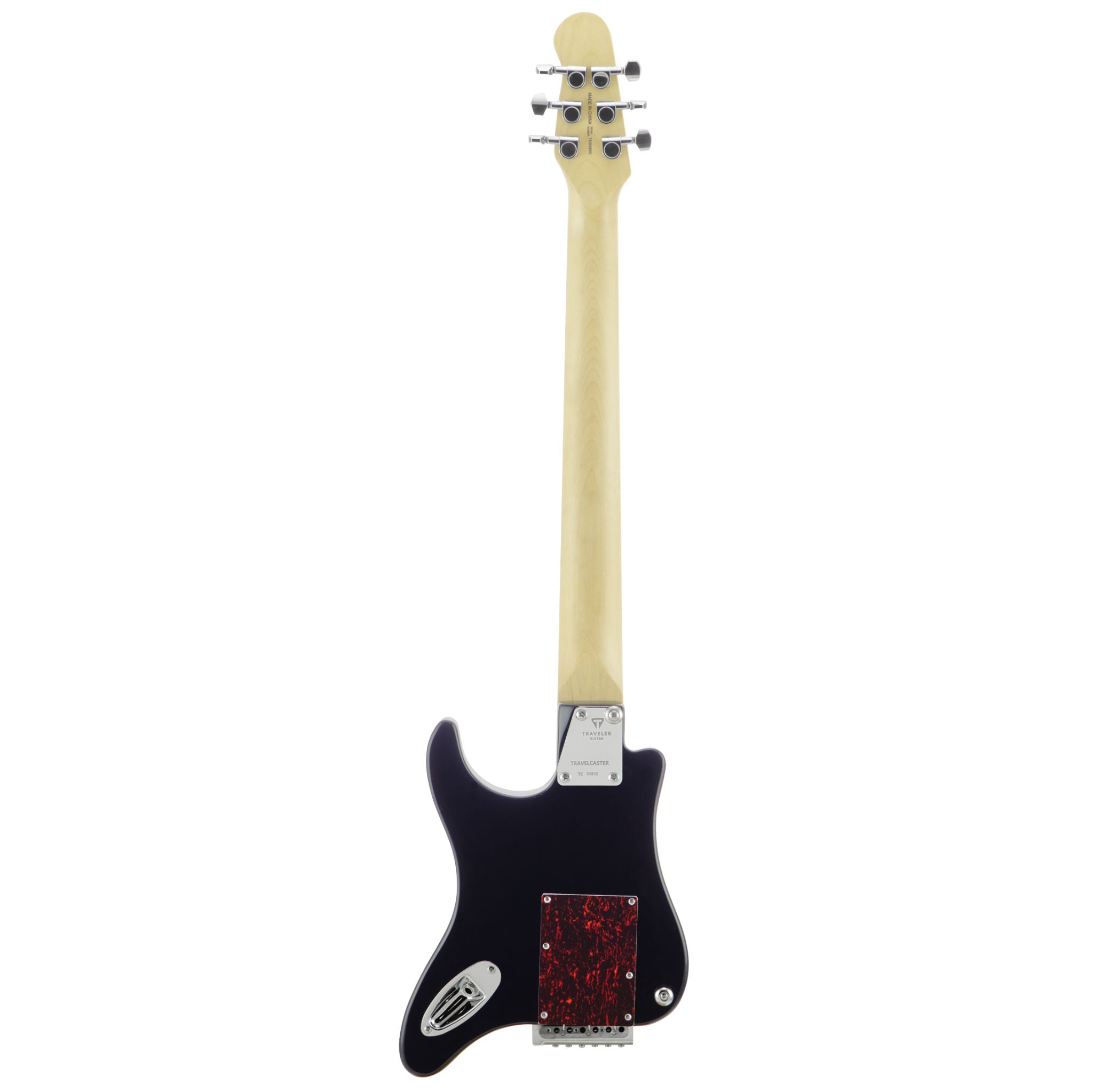 B-Stock Travelcaster Deluxe (Black/Tortoise/Maple)-Traveler Guitar®
