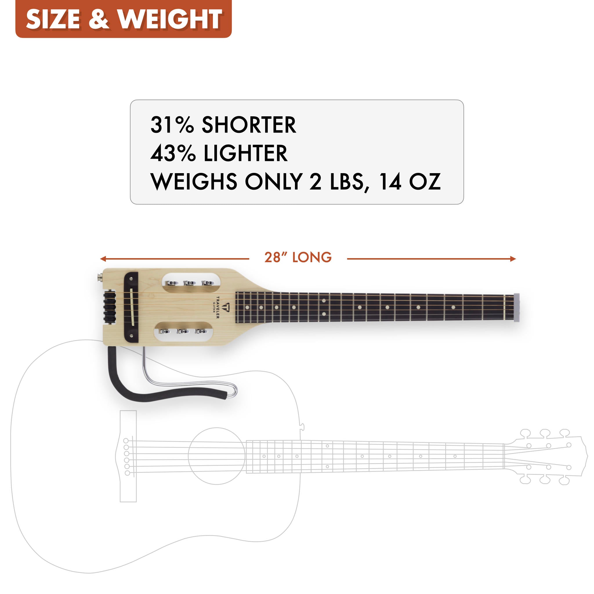 Used Ultra-Light Acoustic (Maple)-Traveler Guitar®