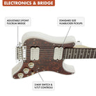 B-Stock Travelcaster Deluxe (Gloss White/Tortoise)-Traveler Guitar®