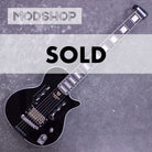 EG-1 Custom Mod Shop (Gloss Black/ Chrome Hardware/ E-Tuner)-Traveler Guitar®