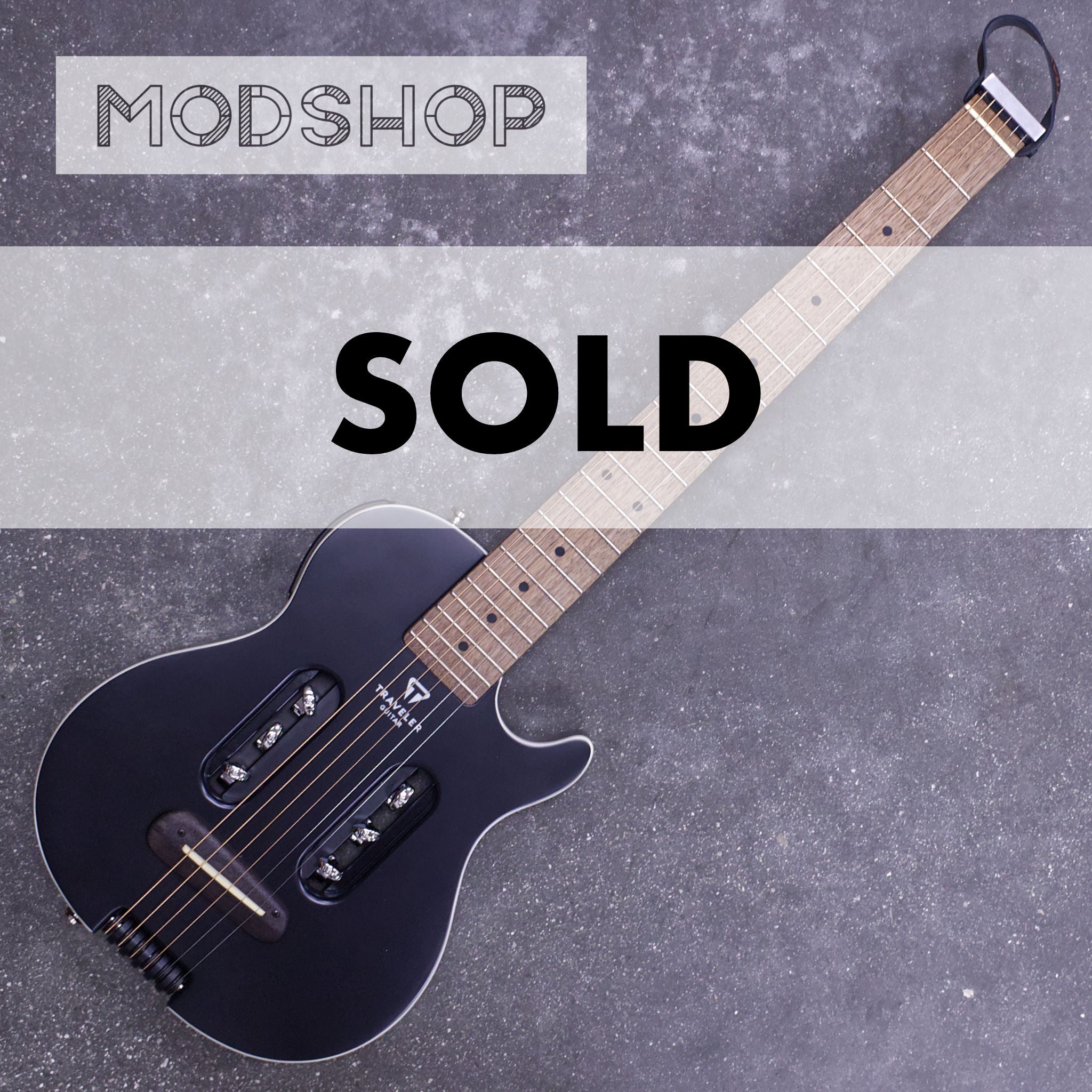 Escape Mark III Mod Shop (Black Satin/ Chrome Hardware/ Locking Tuners)-Traveler Guitar®