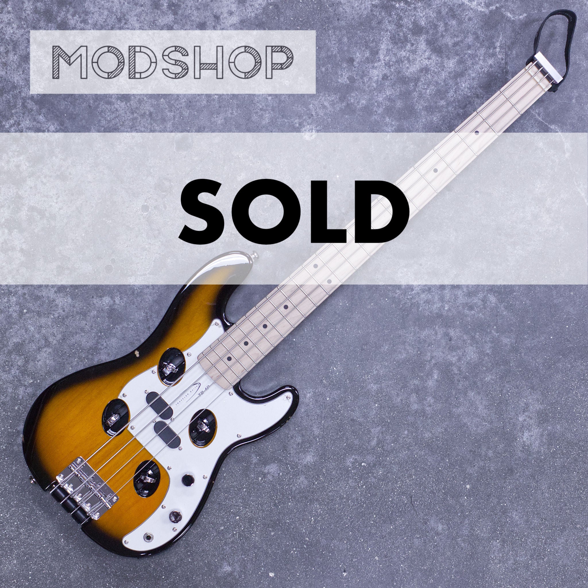 TB-4P Bass MOD SHOP (Sunburst/Maple)-Traveler Guitar®
