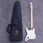 Travelcaster Deluxe Mod Shop (Gloss White/ Walnut/ SSS)-Traveler Guitar®