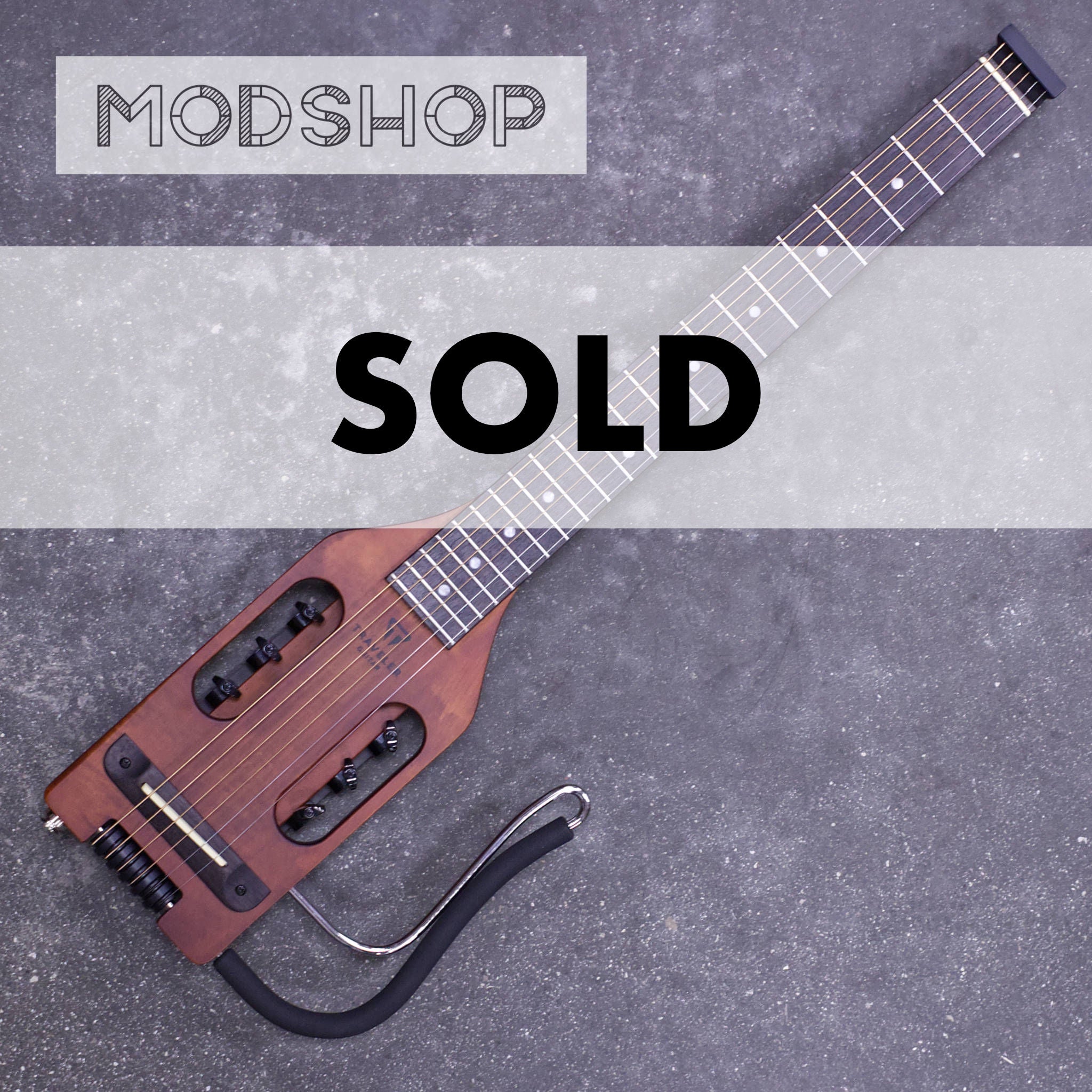 Ultra-Light Acoustic Mod Shop (Antique Brown/ Black Hardware)-Traveler Guitar®