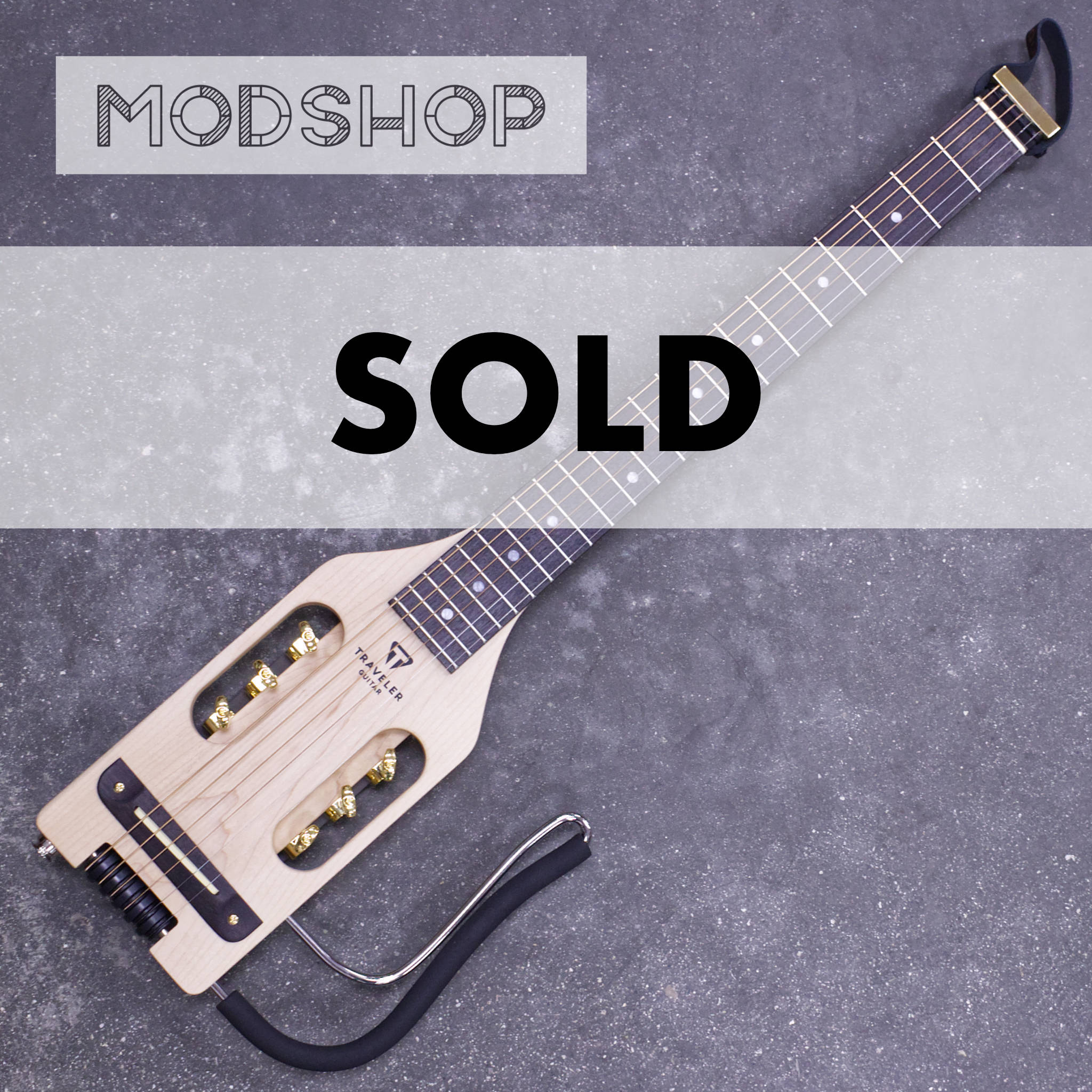 Ultra-Light Acoustic Mod Shop (Maple/ Gold Hardware/ Gold Locking Tuners)-Traveler Guitar®