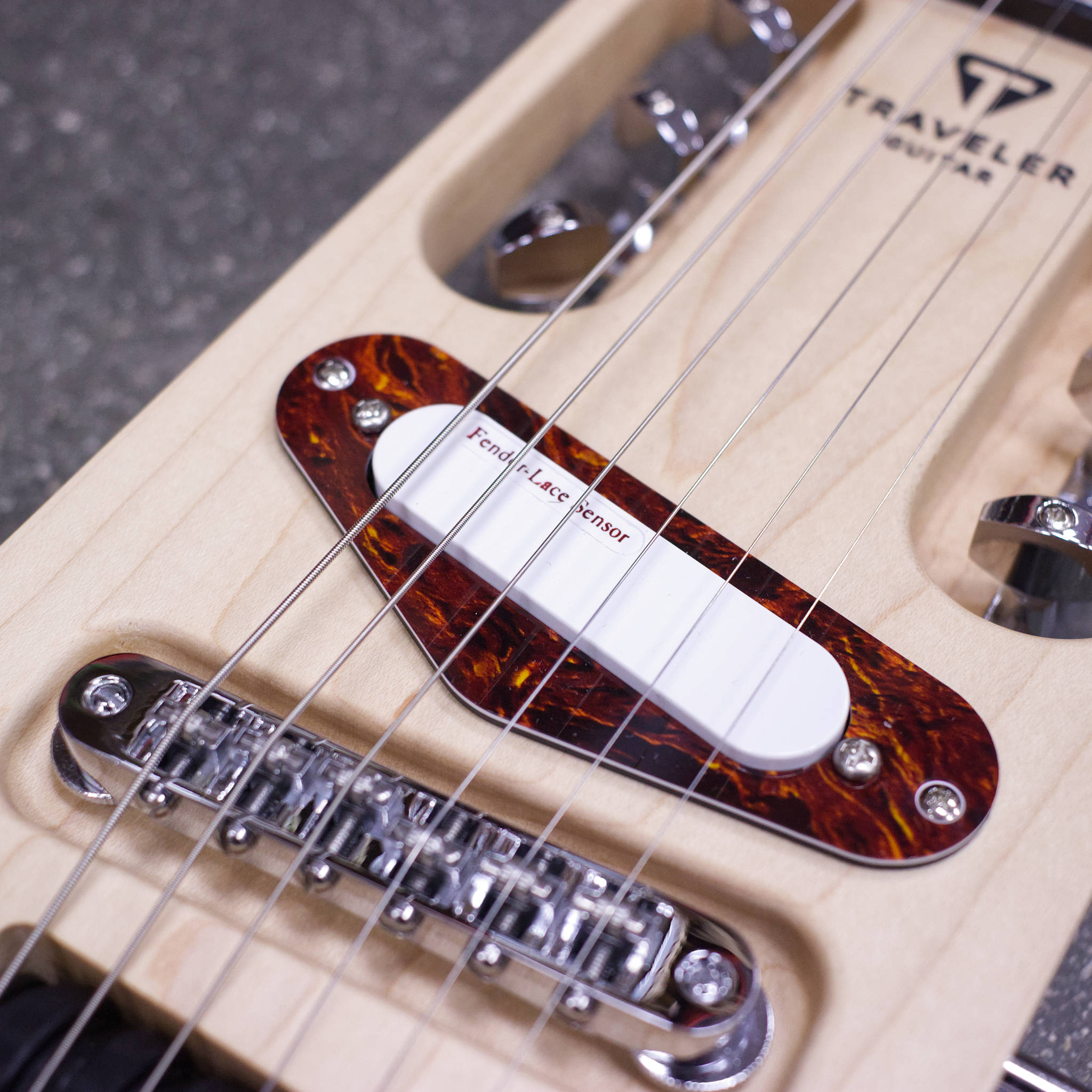 Ultra-Light Electric Mod Shop (Natural/ LACE Sensor Pickup)-Traveler Guitar®