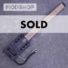 Ultra-Light Electric Mod Shop (Matte Black/ Black Hardware/ Locking Tuners)-Traveler Guitar®