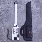 Ultra-Light Electric MOD SHOP (Satin White/ Black Hardware/ Locking Tuners)-Traveler Guitar®