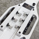 Ultra-Light Electric MOD SHOP (Satin White/ Black Hardware/ Locking Tuners)-Traveler Guitar®