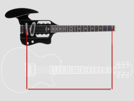 Speedster Series Electric Guitars are full-scale, so the neck is standard size