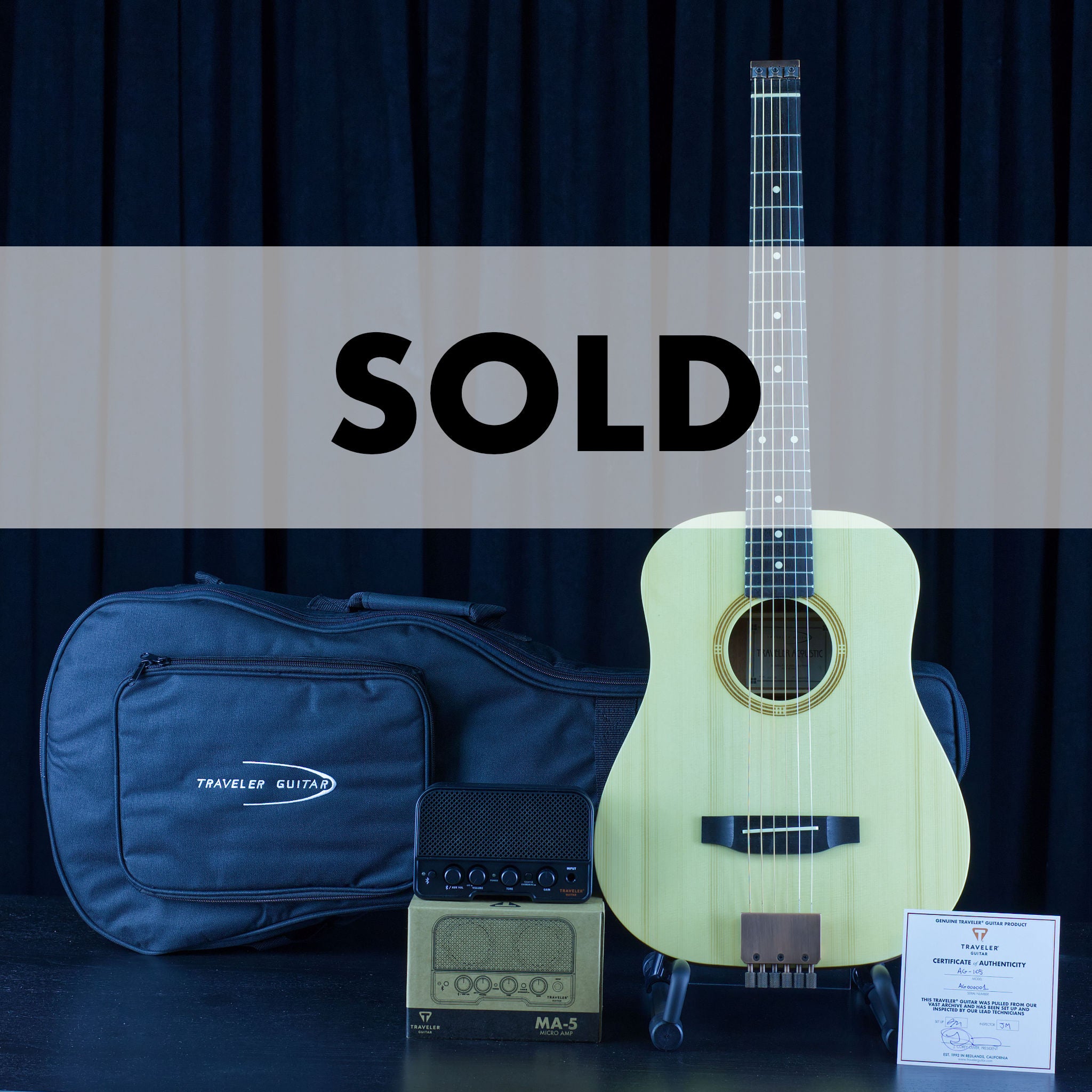 AG-105 (Serial Number #001) Acoustic Guitar-Traveler Guitar®