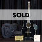 AG-200EQ (Gloss Black) Acoustic-Electric Guitar-Traveler Guitar®