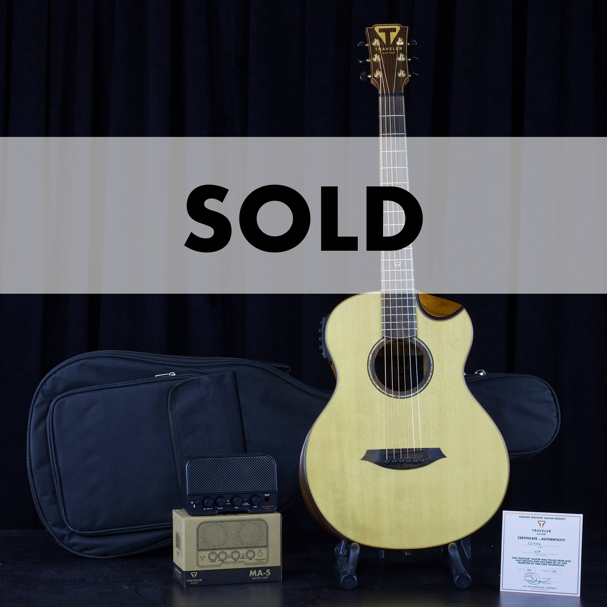 CL3-EQ Acoustic Guitar-Traveler Guitar®