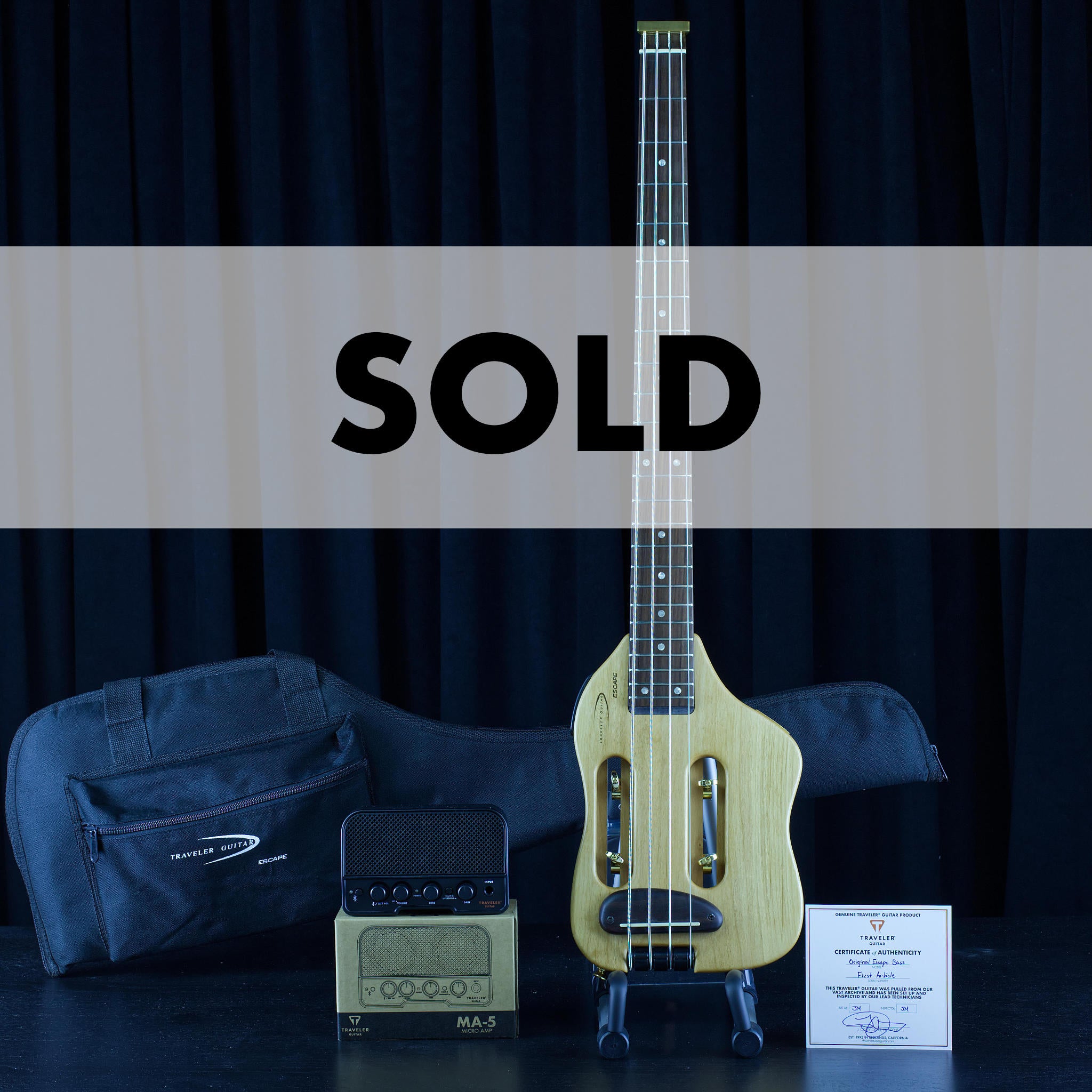 Original Escape Bass - First Article-Traveler Guitar®