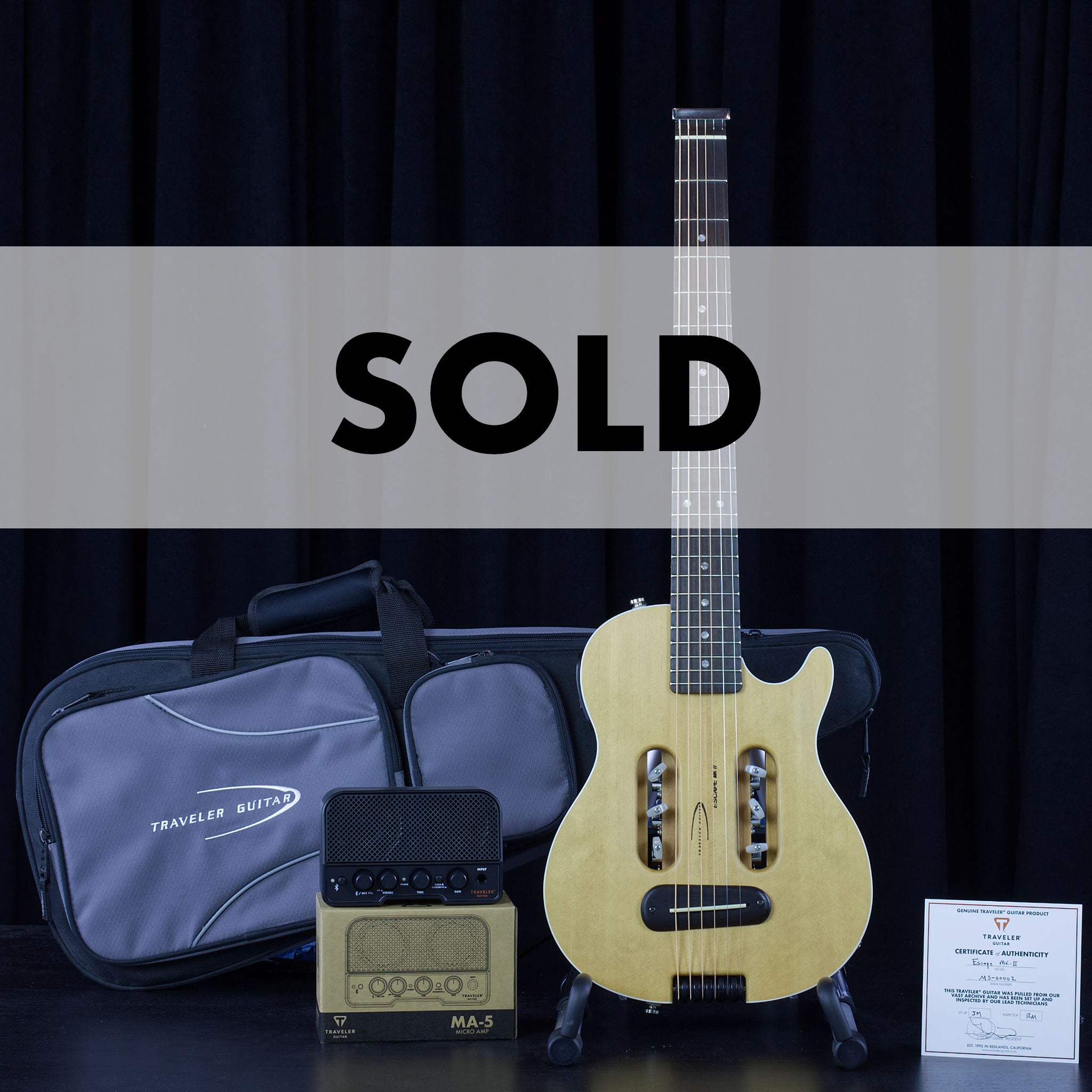 Escape Mark II (Spruce) Acoustic-Electric Guitar-Traveler Guitar®