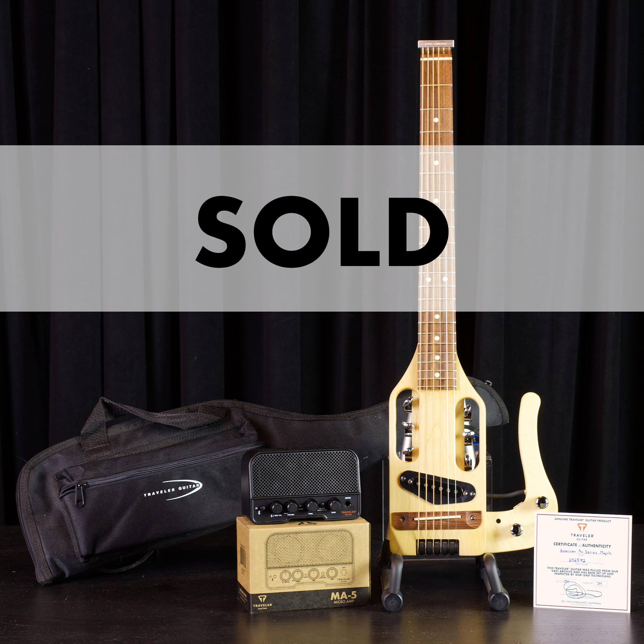 Pro-Series ("The Traveler") (Maple) made in USA-Traveler Guitar®