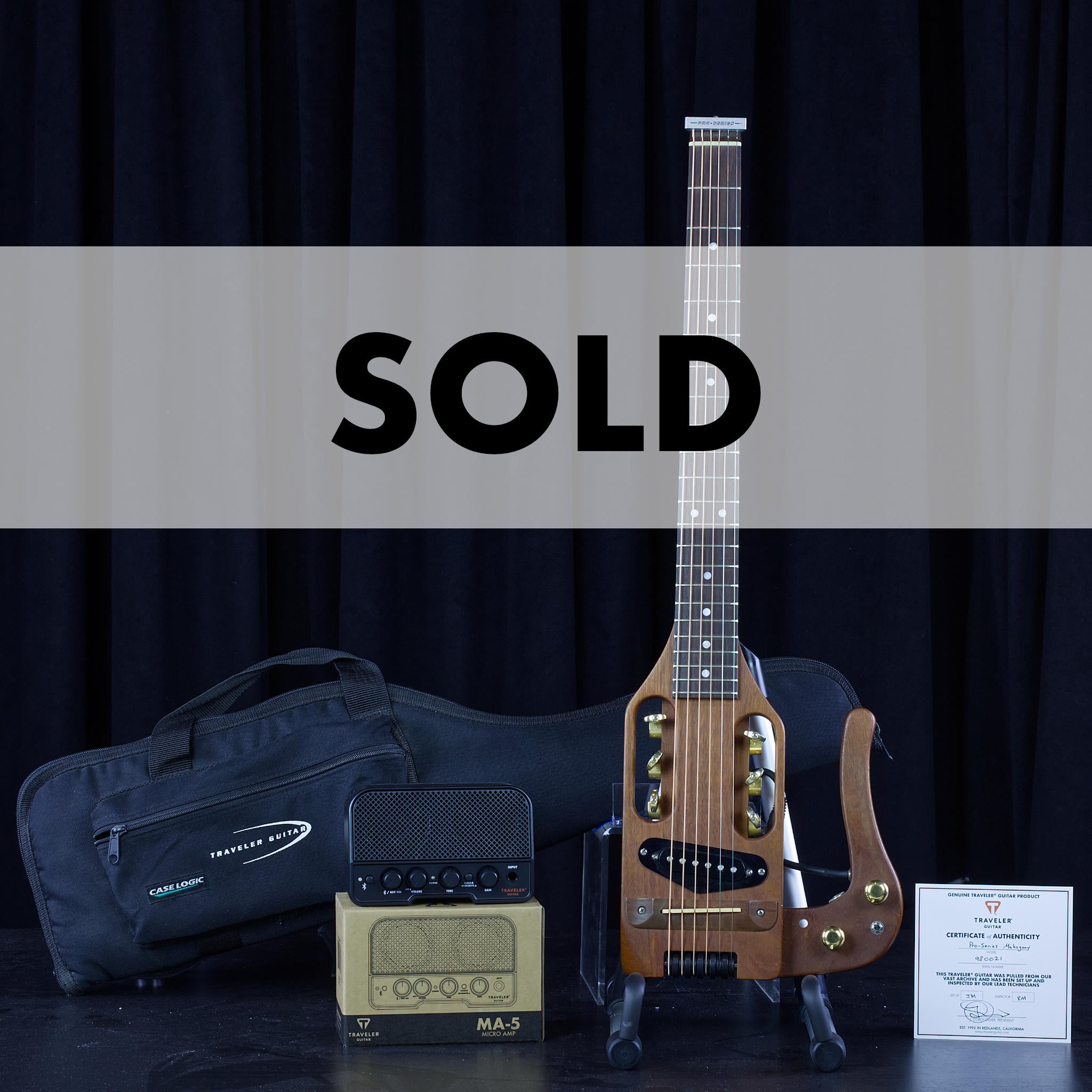 Pro-Series Hybrid Guitar (Mahogany) made in USA-Traveler Guitar®