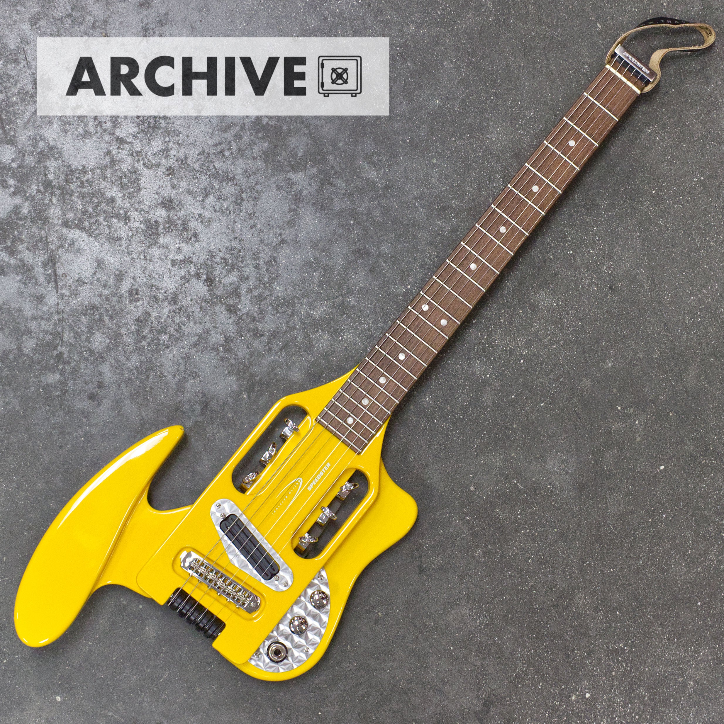 Speedster Standard (Gloss Yellow)-Traveler Guitar®