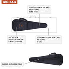 B-Stock Travelcaster Deluxe (Black/Tortoise/Maple)-Traveler Guitar®