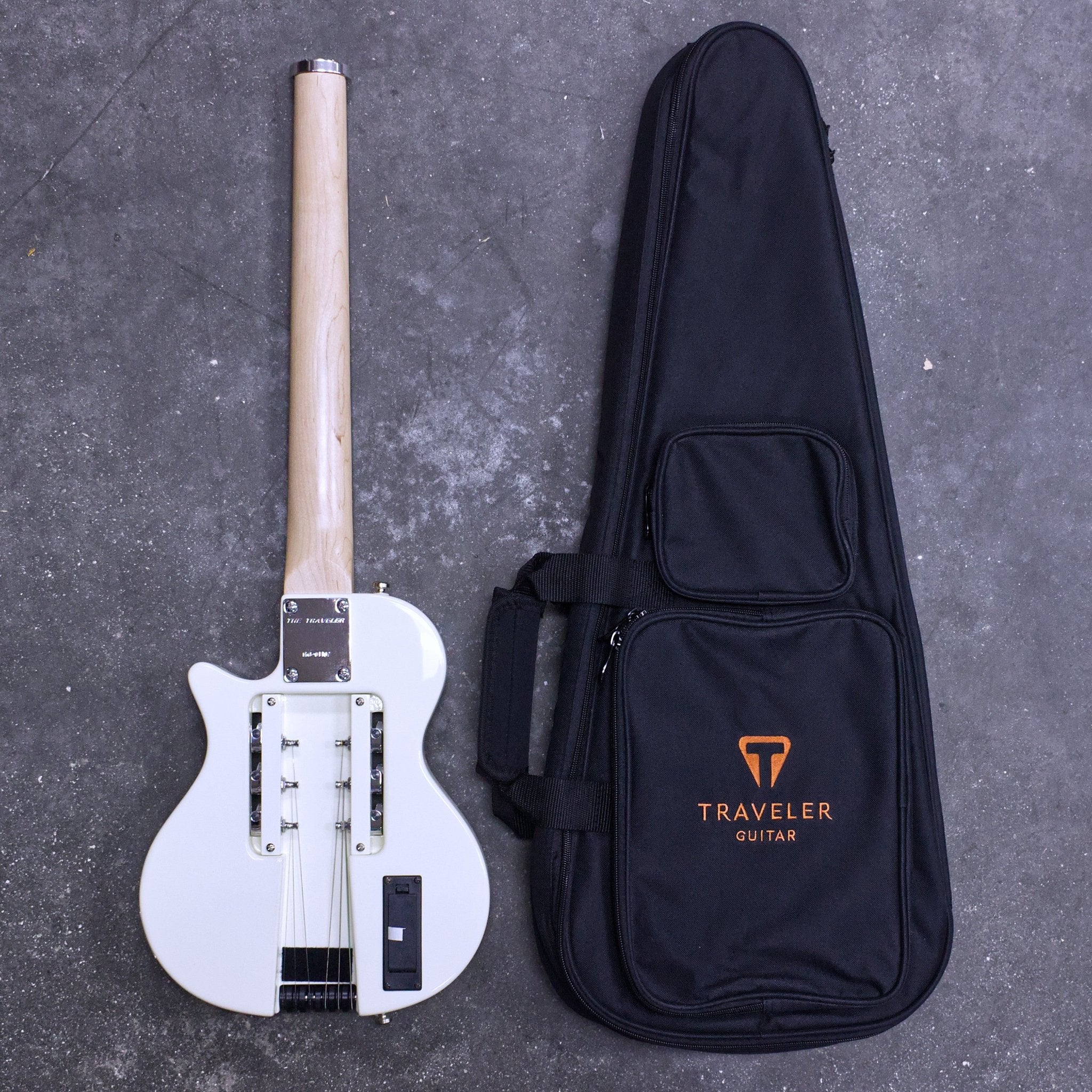 Archive-Escape EG-1 (White) w/ Ambrosonics Preamp Electric Guitar