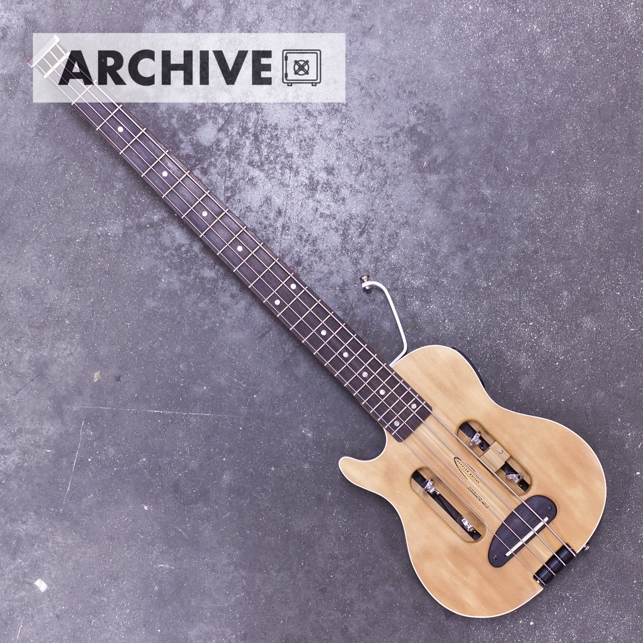 Archive-Escape Mark II Bass (Spruce Lefty) Acoustic-Electric Bass Guitar Bass