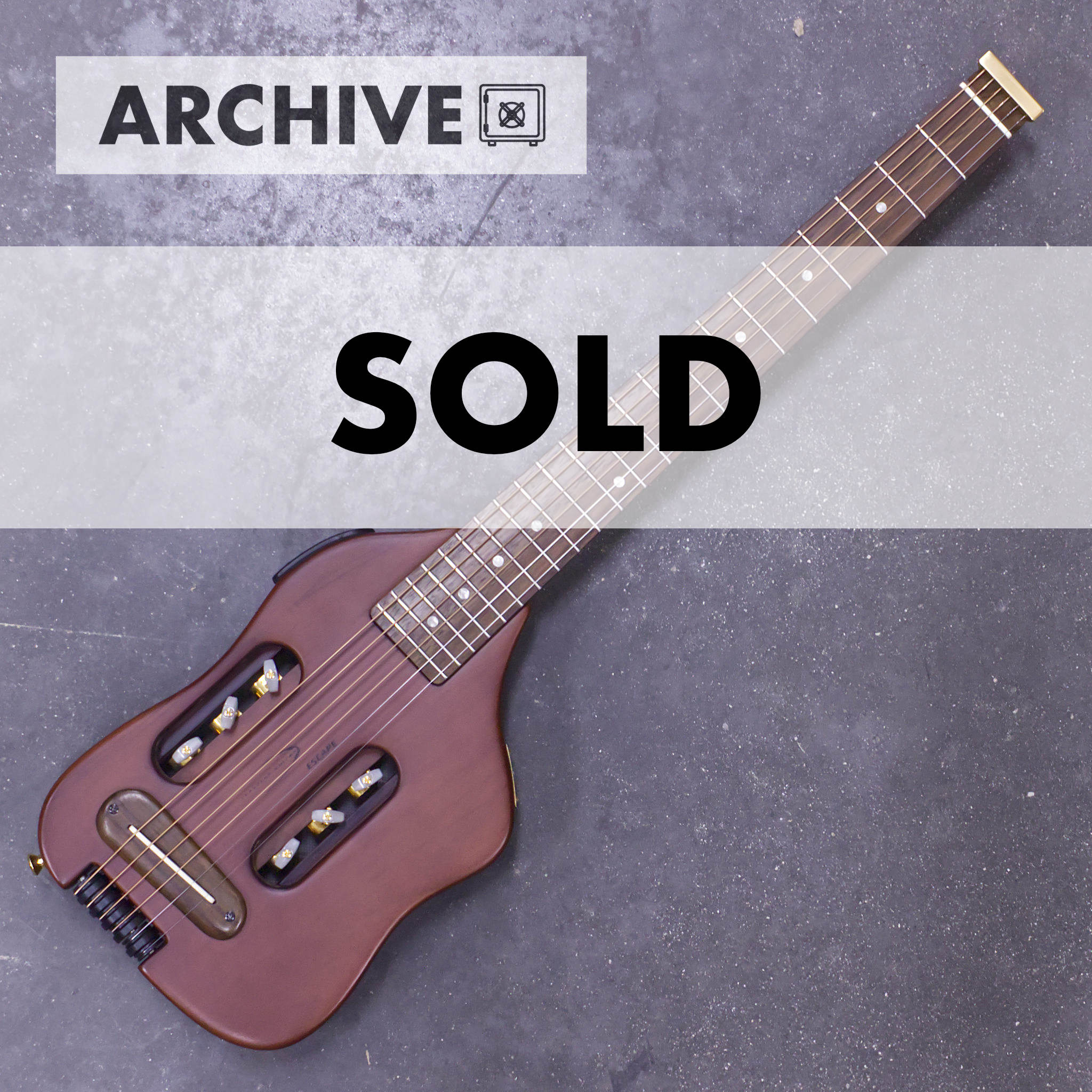 Archive-Original Escape Acoustic-Electric Guitar (Antique Brown) Acoustic Guitar