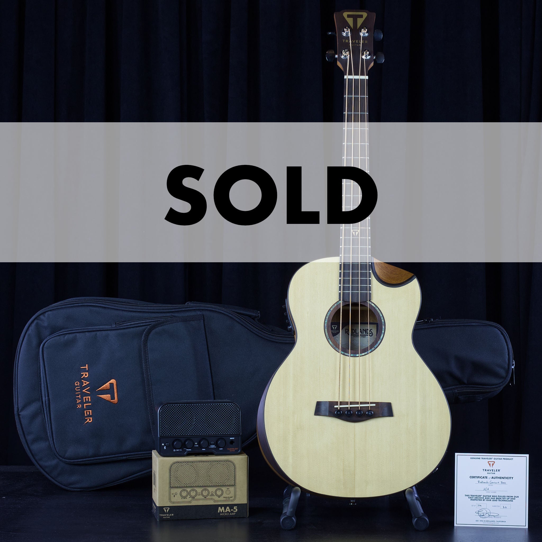 Archive-Redlands Concert Acoustic-Electric Bass (Spruce) Acoustic Guitar