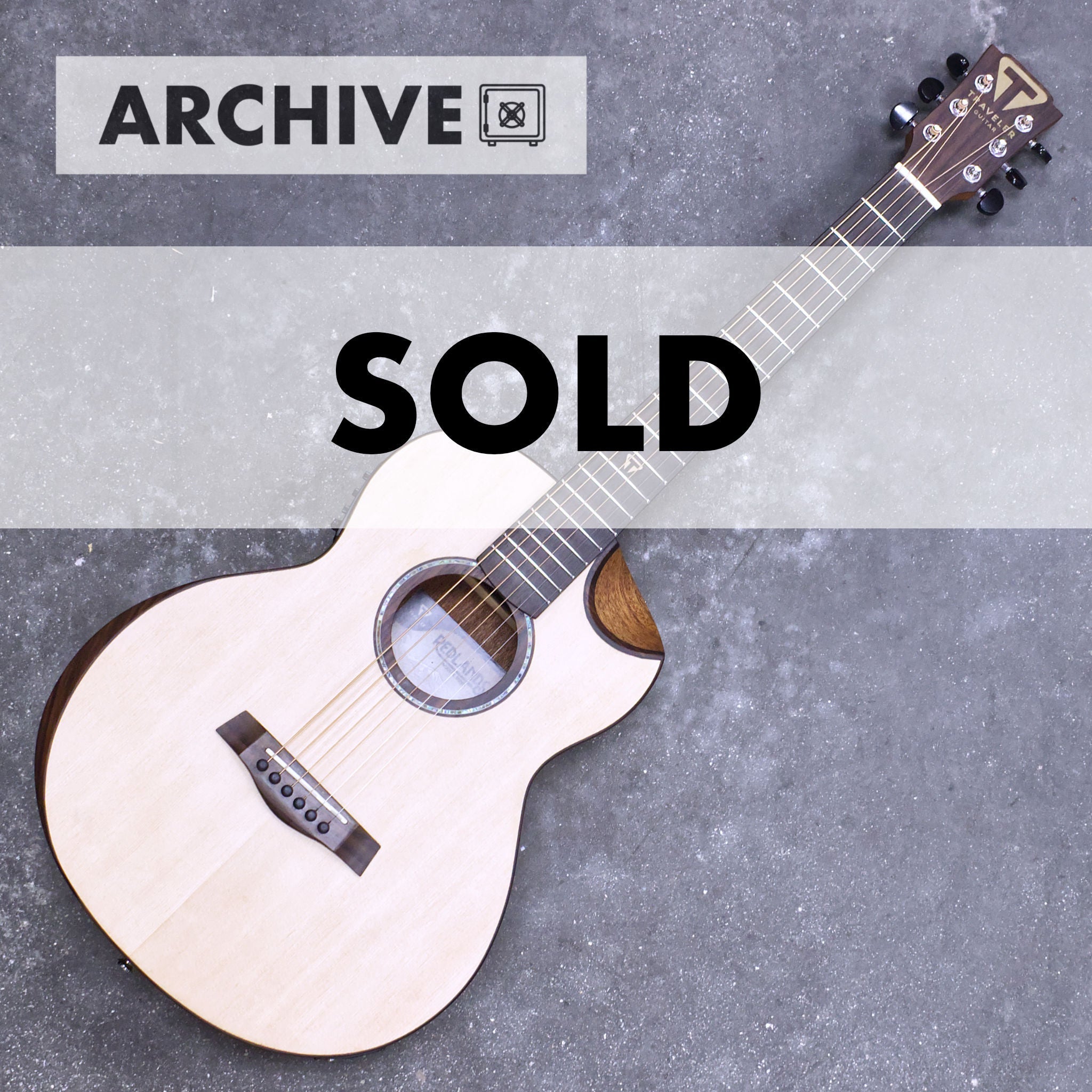 Archive-Redlands Concert (Spruce/ Striped Ebony) Acoustic Guitar