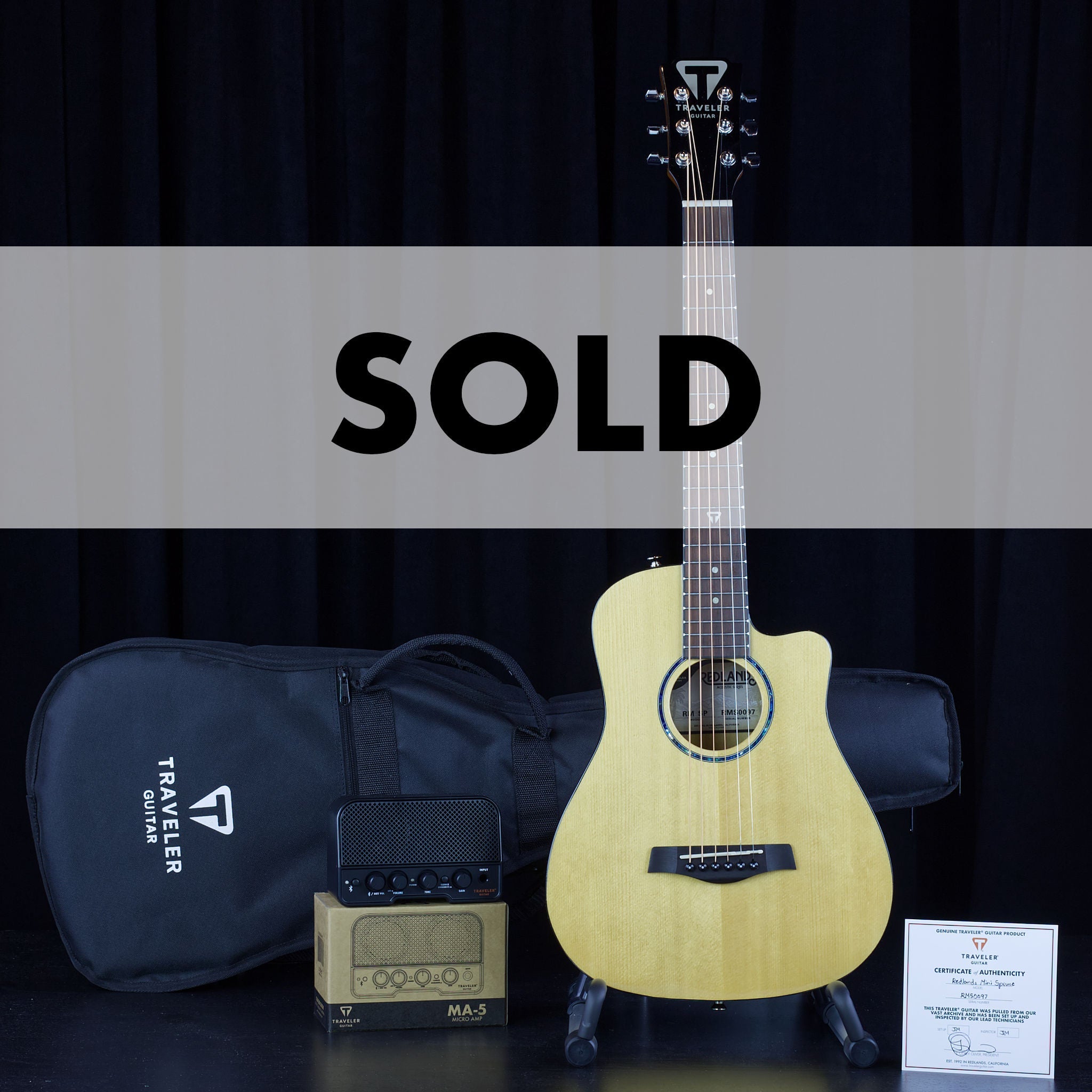 Archive-Redlands Mini Acoustic (Gloss Spruce) Acoustic Guitar