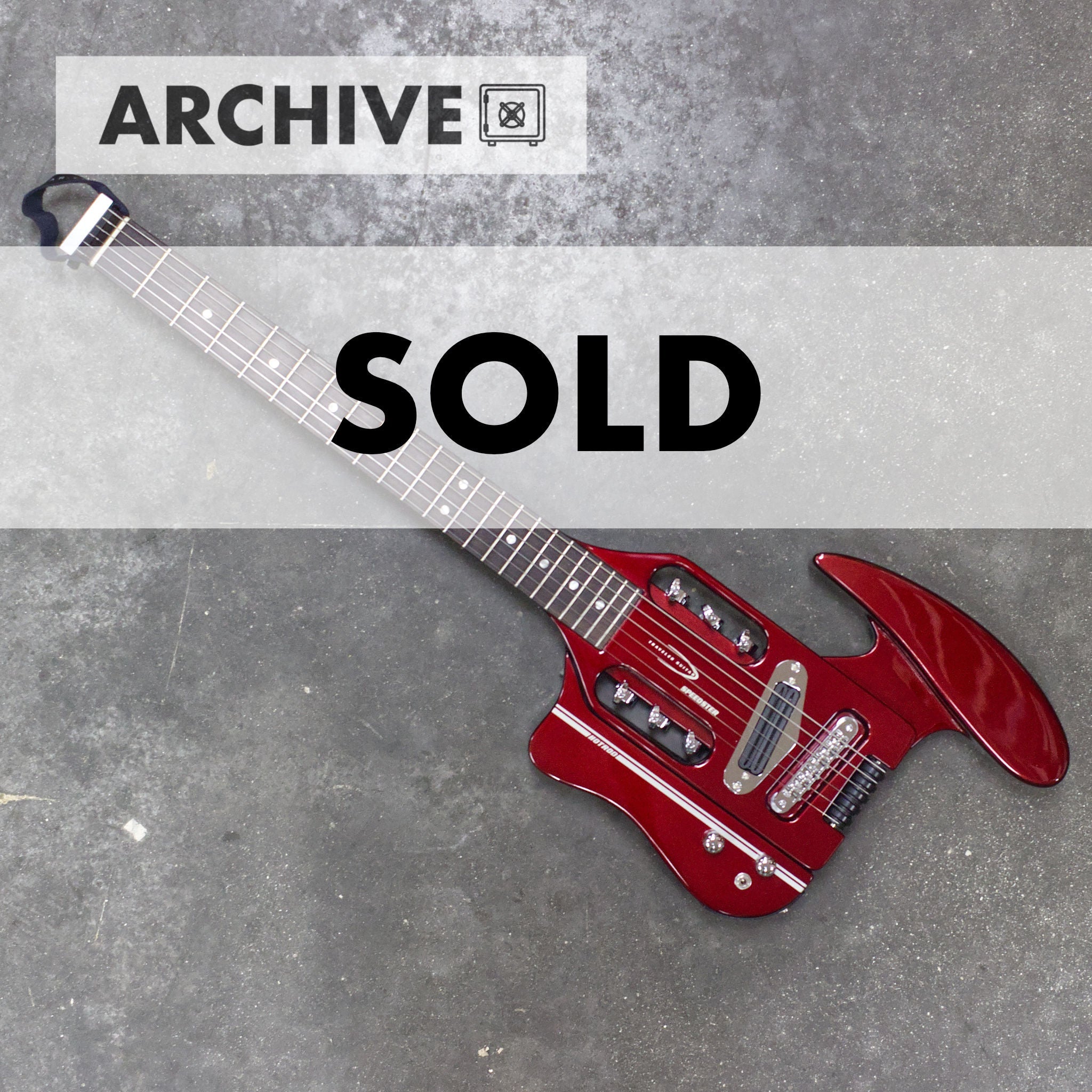 Archive-Speedster Hot Rod Lefty (Gloss Red) Electric Guitar