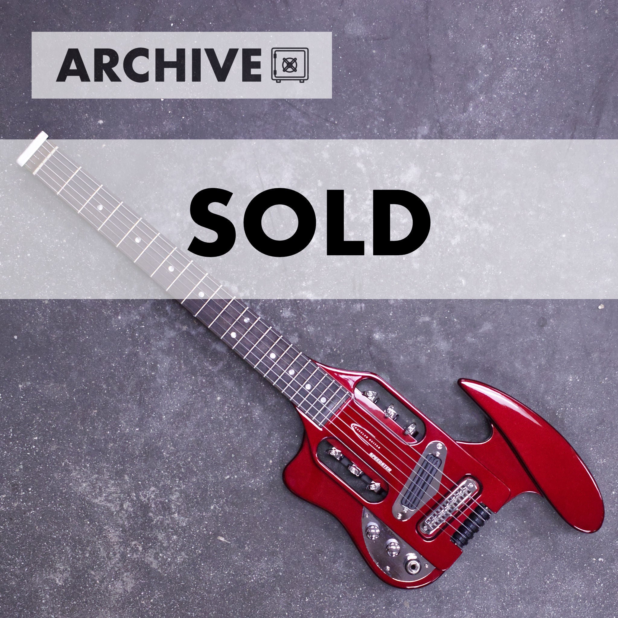 Archive-Speedster Standard Lefty (Gloss Red) Electric Guitar