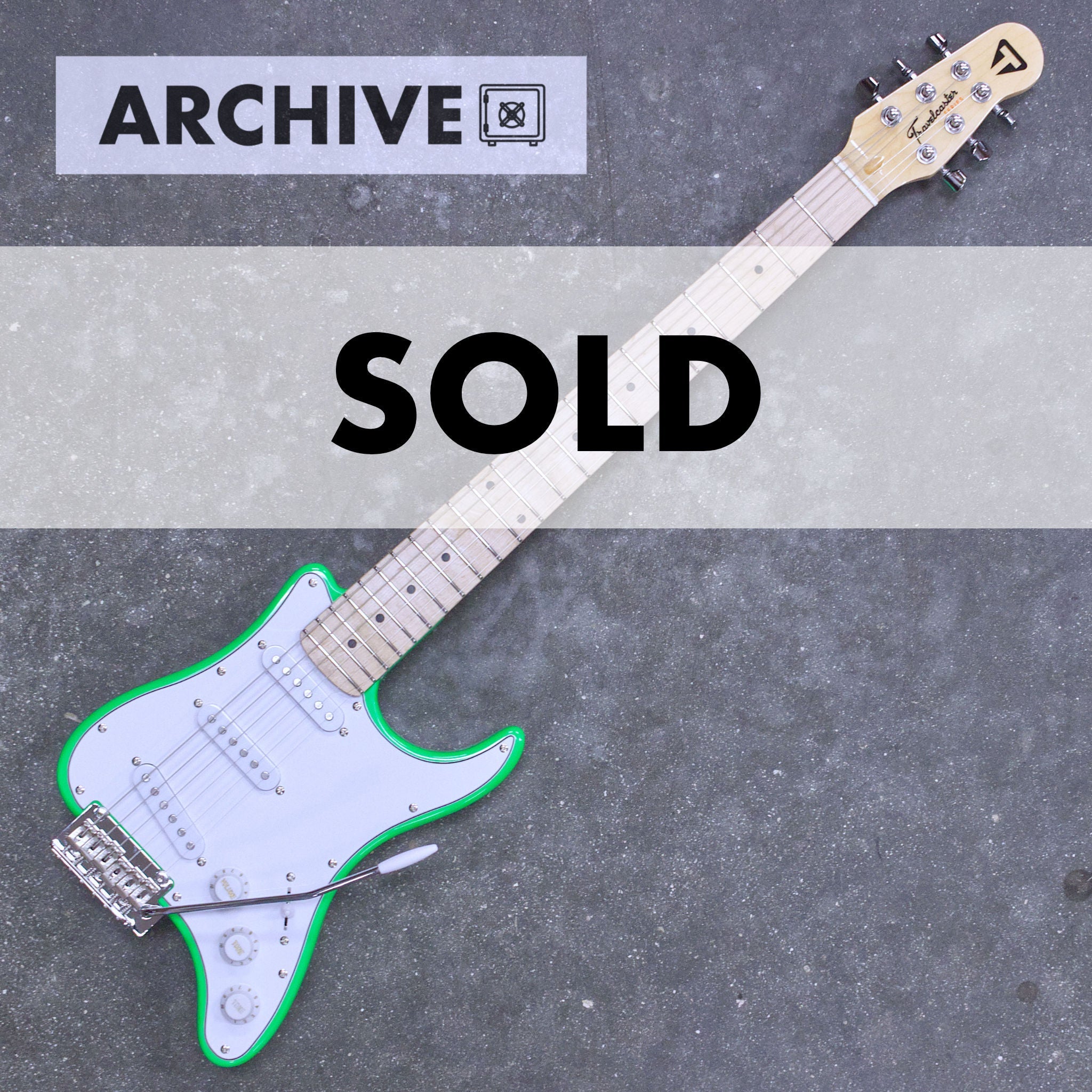 Archive-Travelcaster Deluxe (Slime Green) Electric Guitar