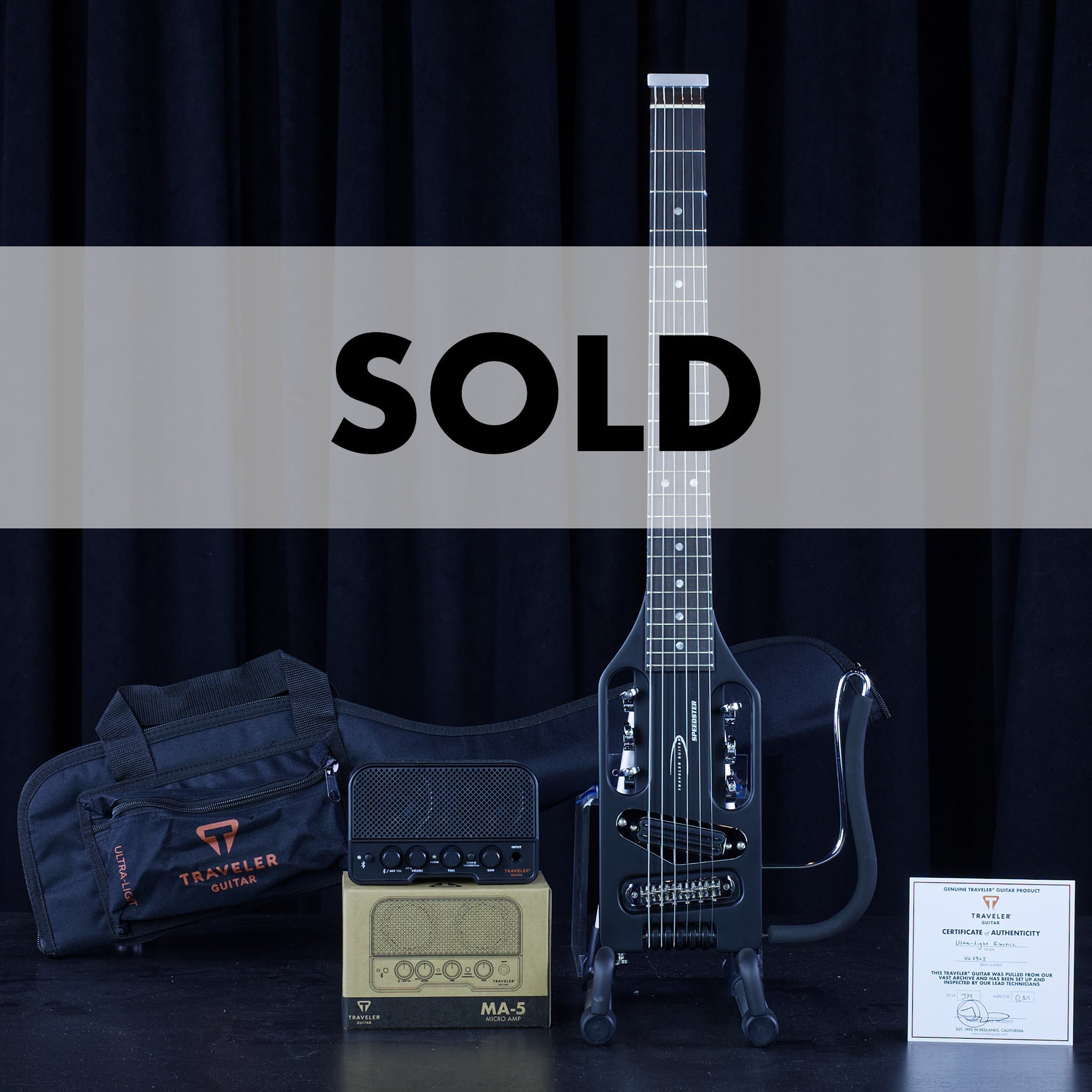 Archive-Ultra-light Electric Prototype (Matte Black) Electric Guitar