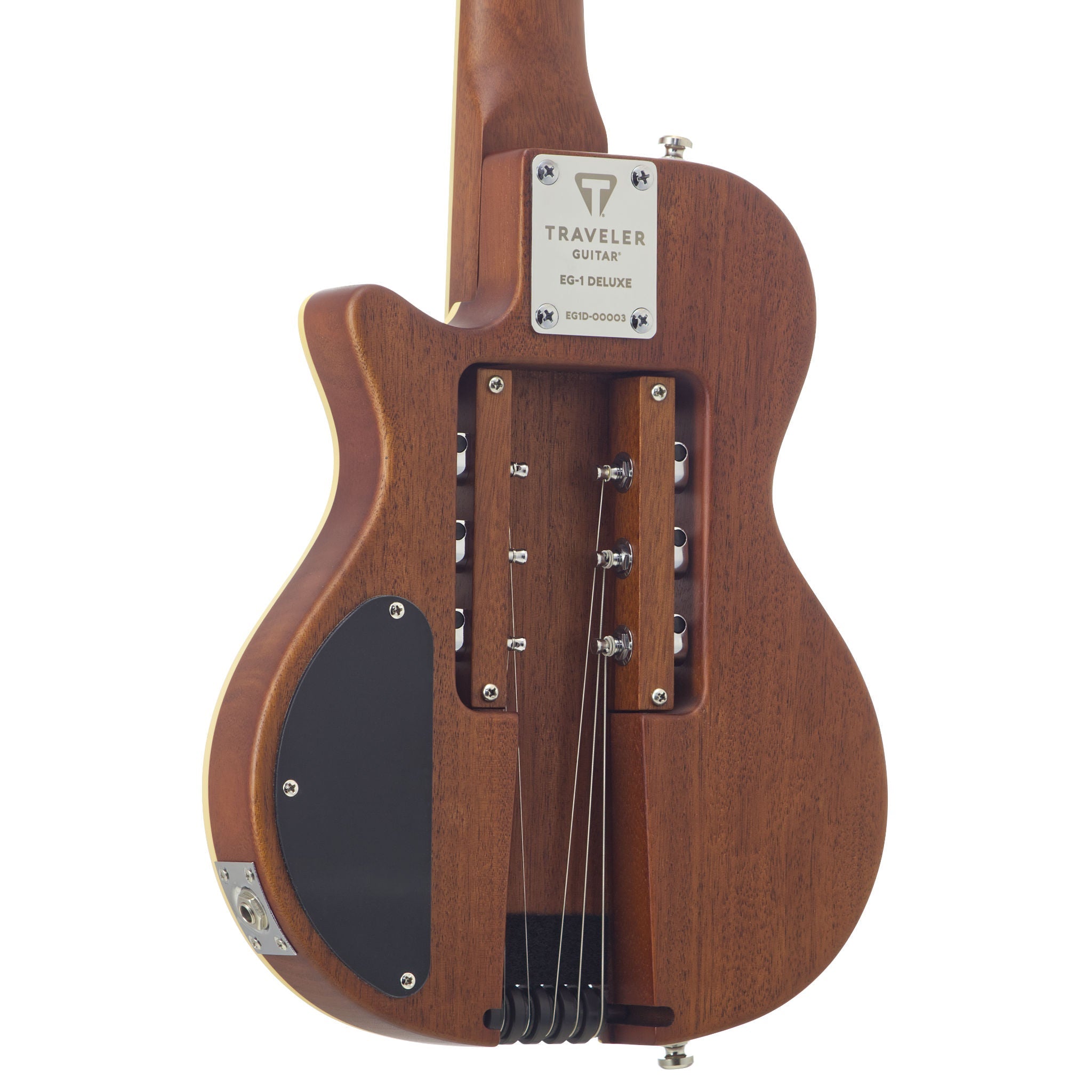 EG-1 Deluxe Sunburst Electric Guitar - Traveler Guitar® - back detail