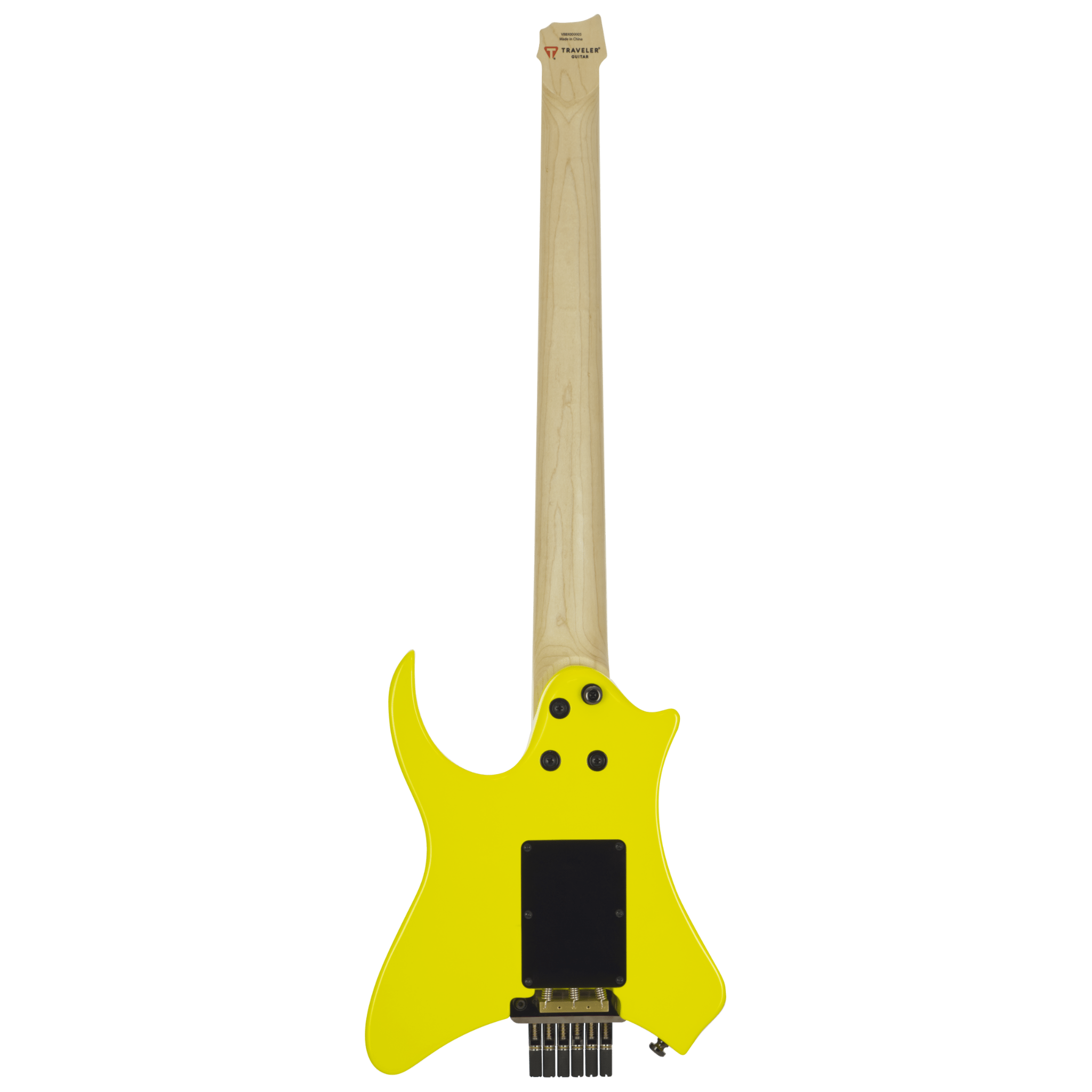 B-Stock Headless Vaibrant® Deluxe V88XHL (Electric Yellow) Electric Guitar