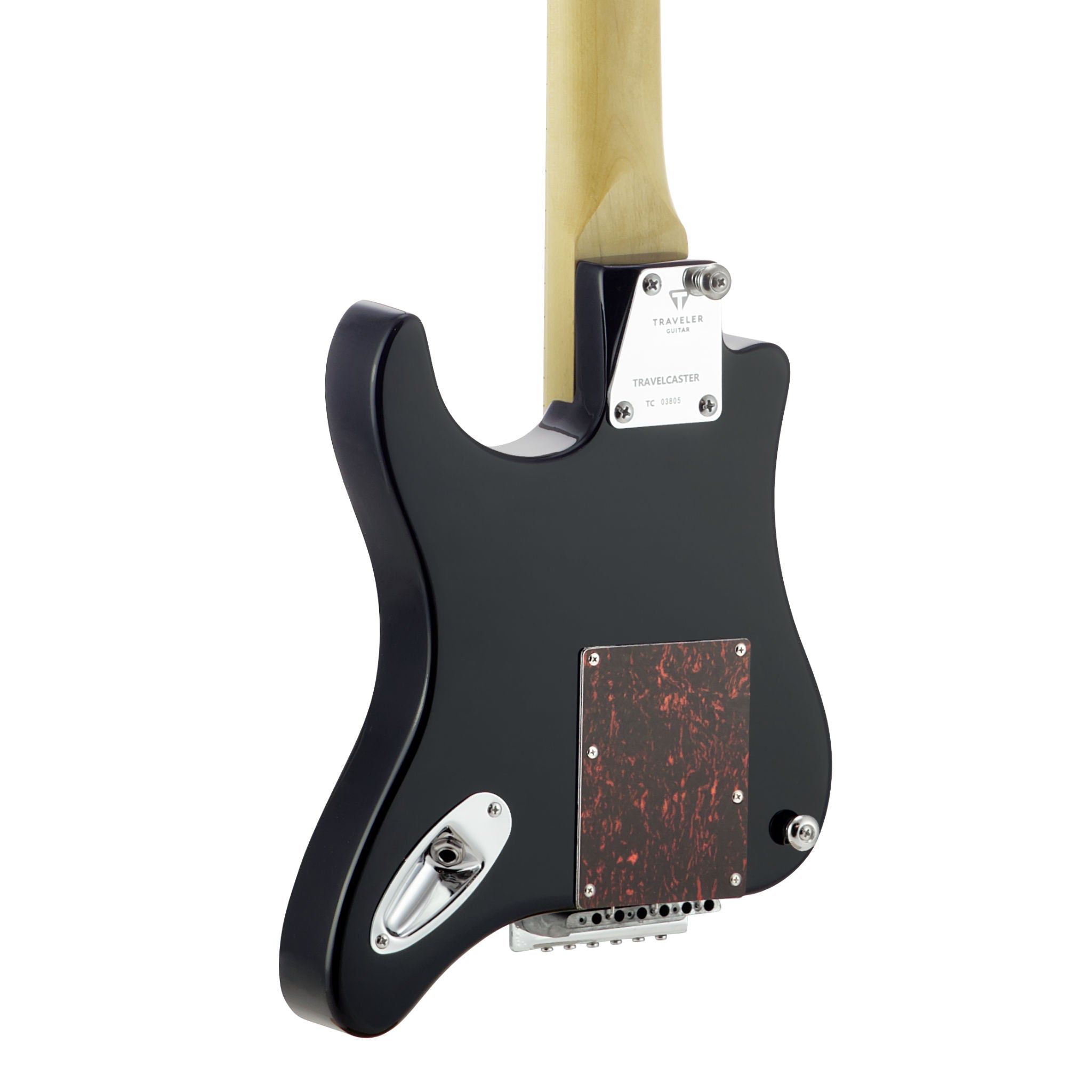 B-Stock Travelcaster Deluxe (Black/Tortoise/Maple) Electric Guitar
