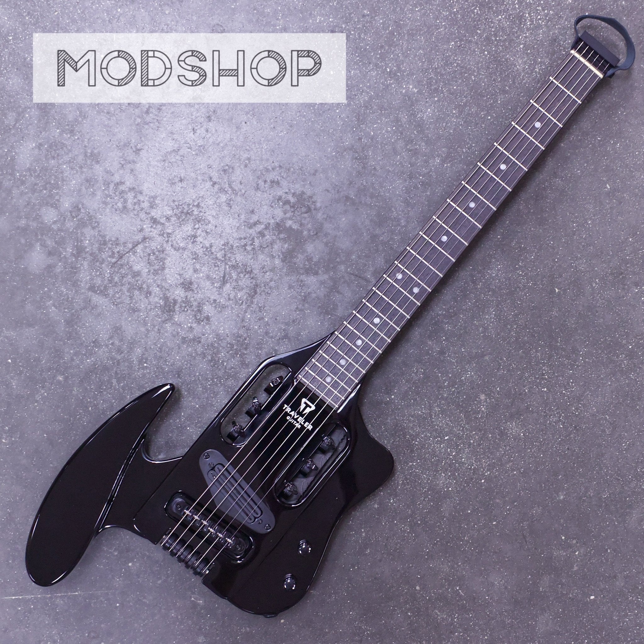 MOD SHOP Speedster Standard (Gloss Black/ Black Hardware) Electric Guitar