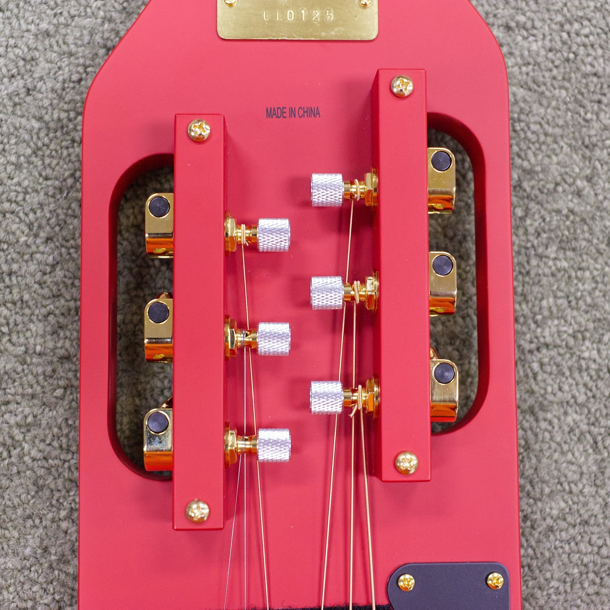 MOD SHOP Ultra-Light Acoustic (Vintage Red w/ Gold Hardware & Locking Tuners) Acoustic Guitar