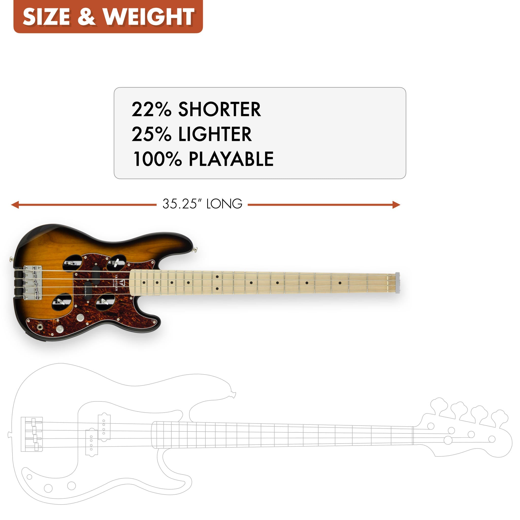 Used TB-4P Bass (Sunburst / Maple) Bass