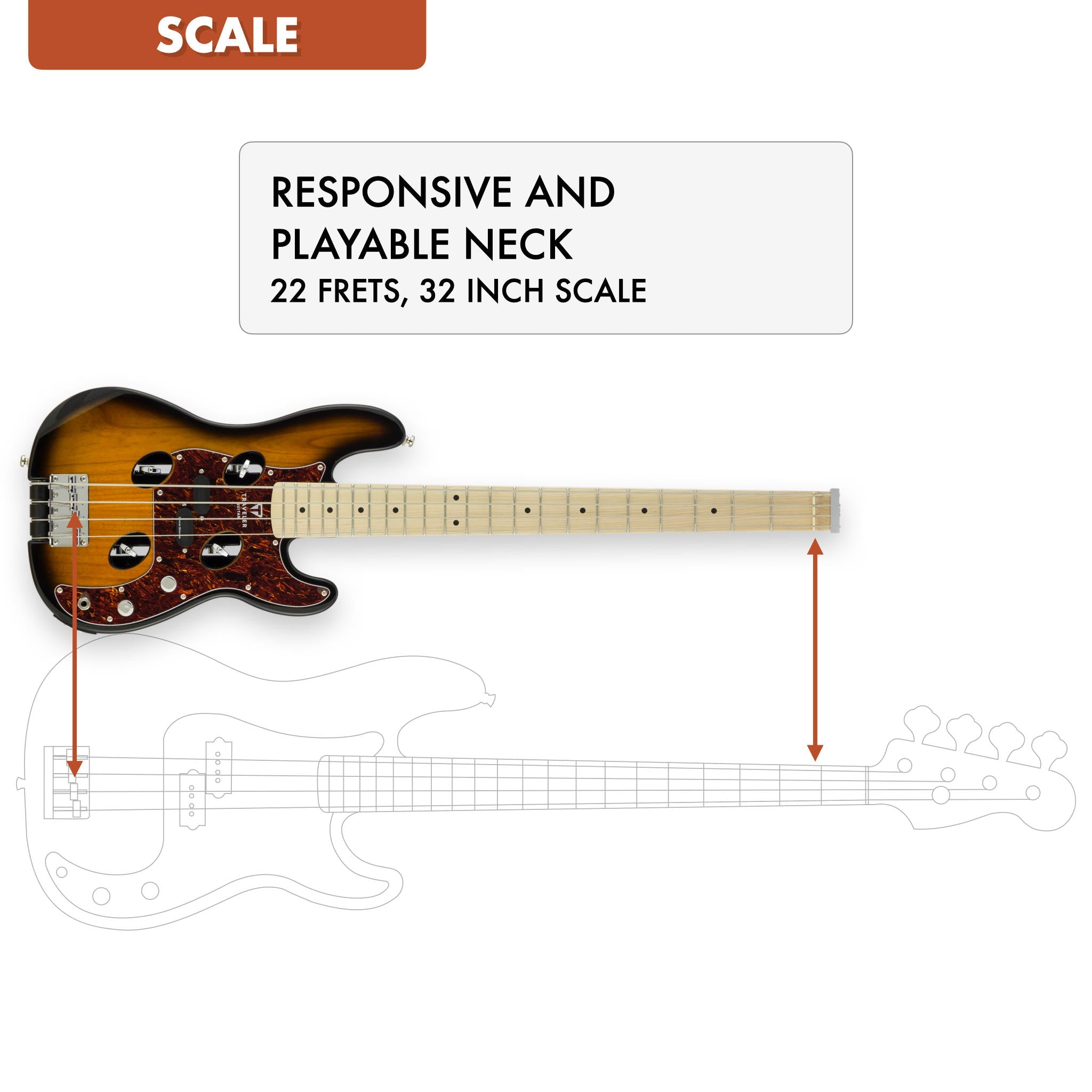 Used TB-4P Bass (Sunburst / Maple) Bass