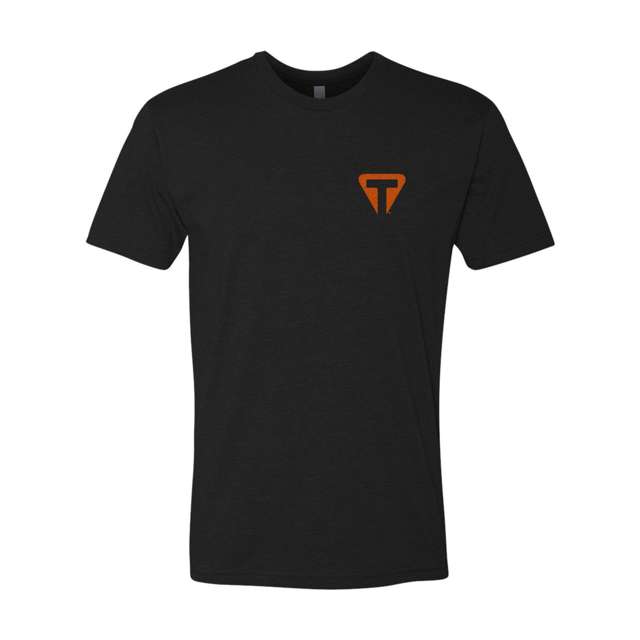 Traveler Guitar Origin Logo Tee (Back Logo, Black) Apparel