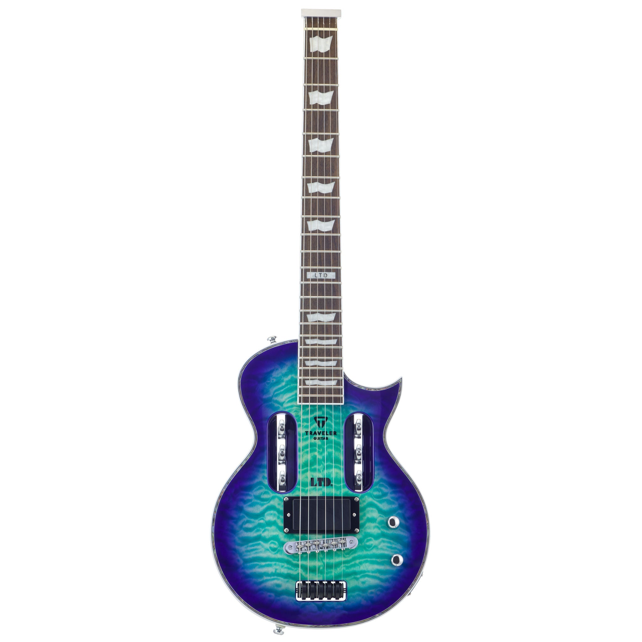 Traveler Guitar EG02500 青 Traveler Guitar Travelcaster Deluxe Electric Guitar Indigo