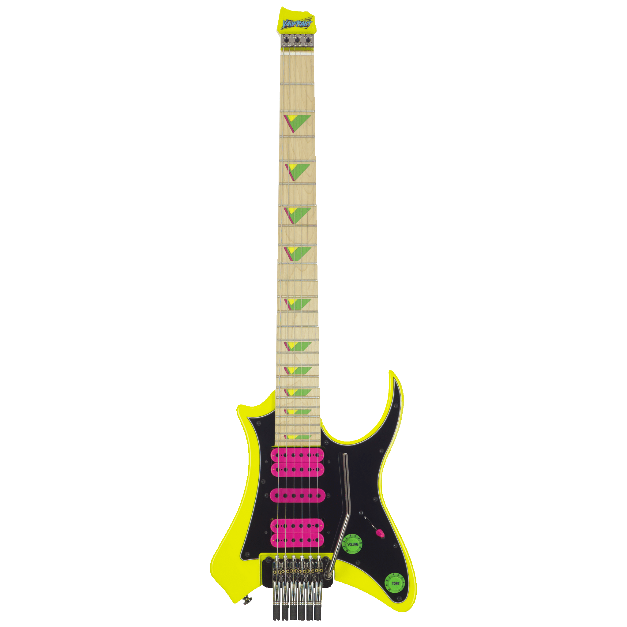 B-Stock Headless Vaibrant® Deluxe V88XHL (Electric Yellow) w/ Gig