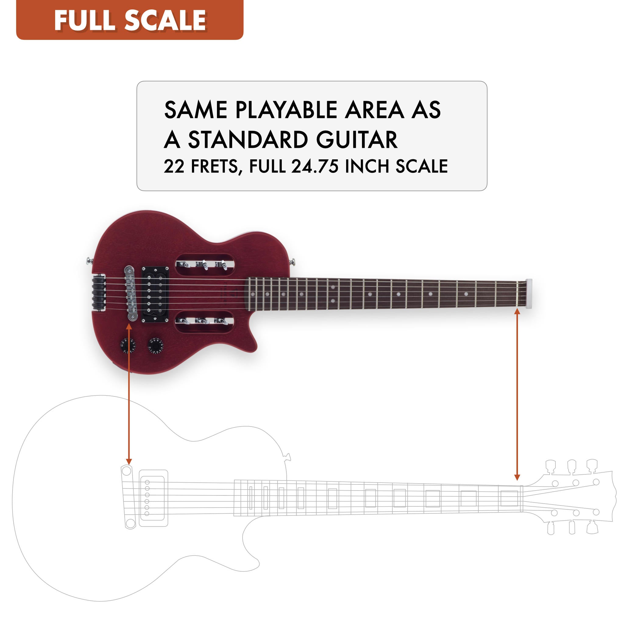 EG-1 Studio | Full-Scale Electric Travel Guitar – Traveler Guitar®