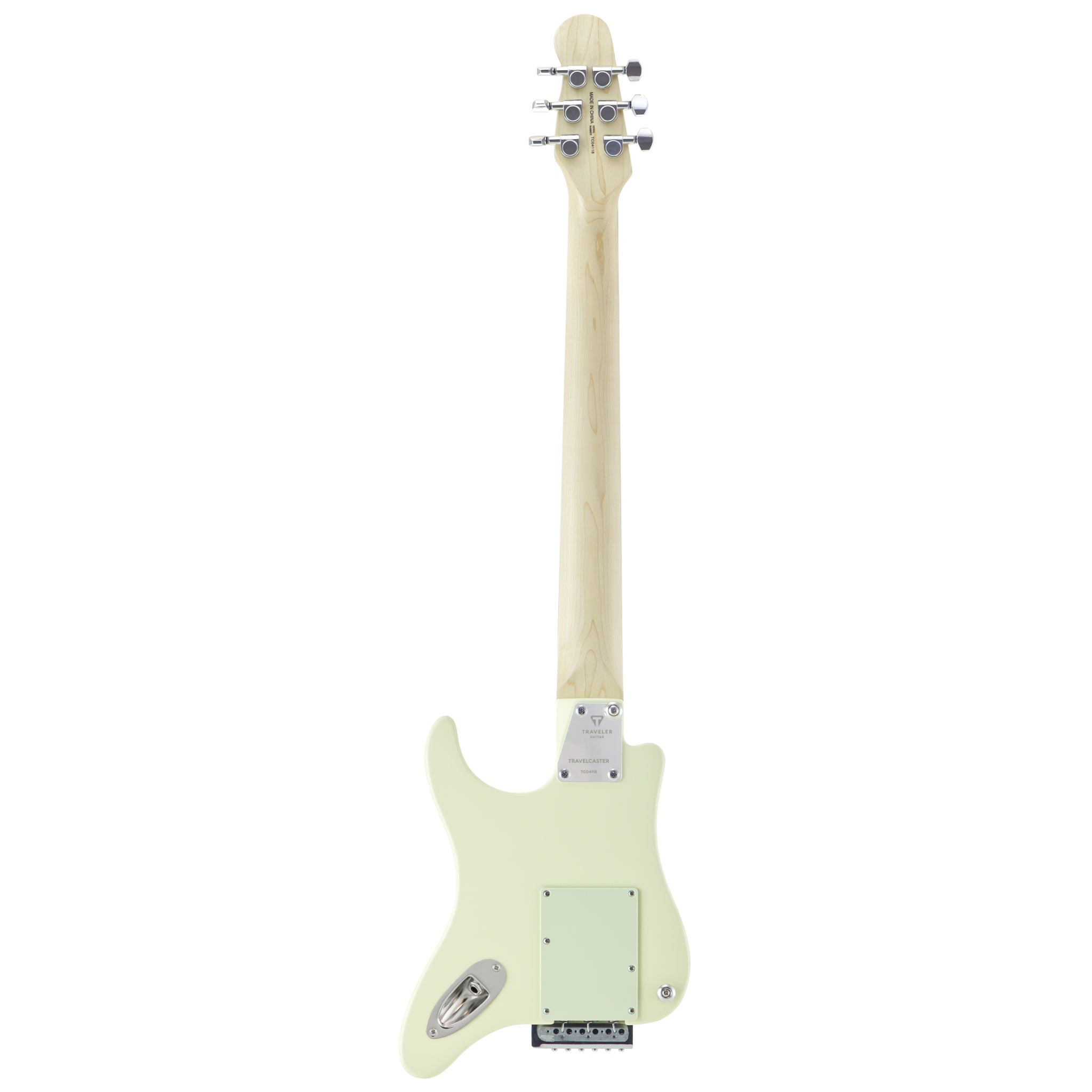 Traveler Guitar Travelcaster ホワイト/グリーン Traveler Guitar Travelcaster Deluxe || Electric Guitar