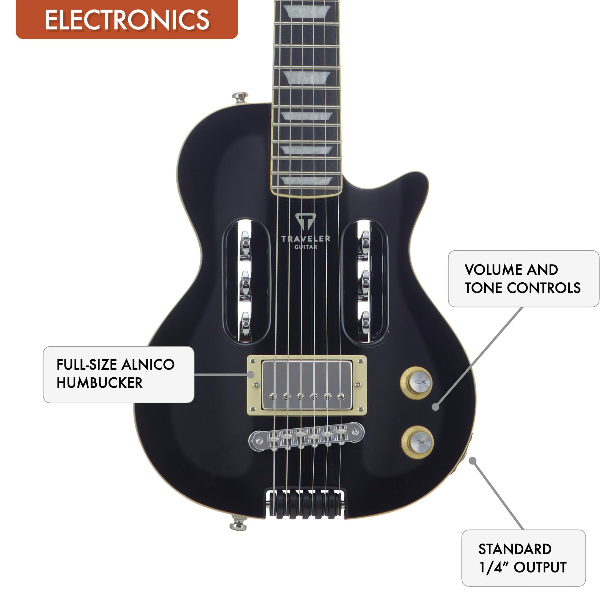 EG-1 Deluxe | Full-Scale Electric Travel Guitar – Traveler