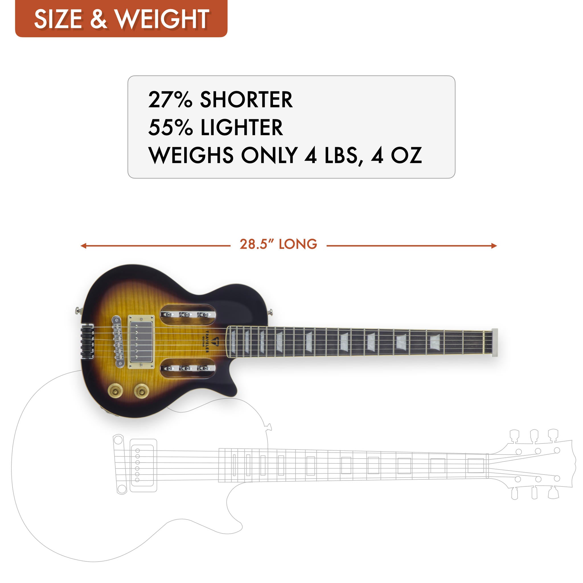 Traveler Guitar EG-1 standard トラベラー ギター Amazon.com: Traveler Guitar Electric Guitar 6 String EG-1