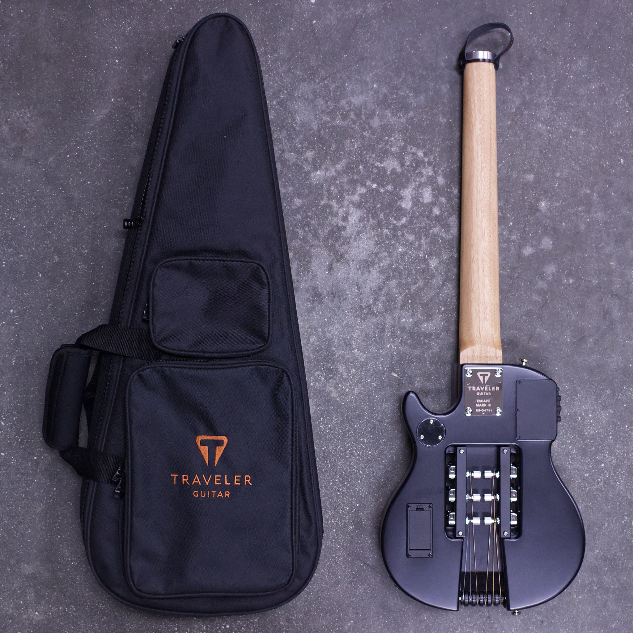 Traveler Guitar Escape Mark III (Black Satin/ Chrome Hardware