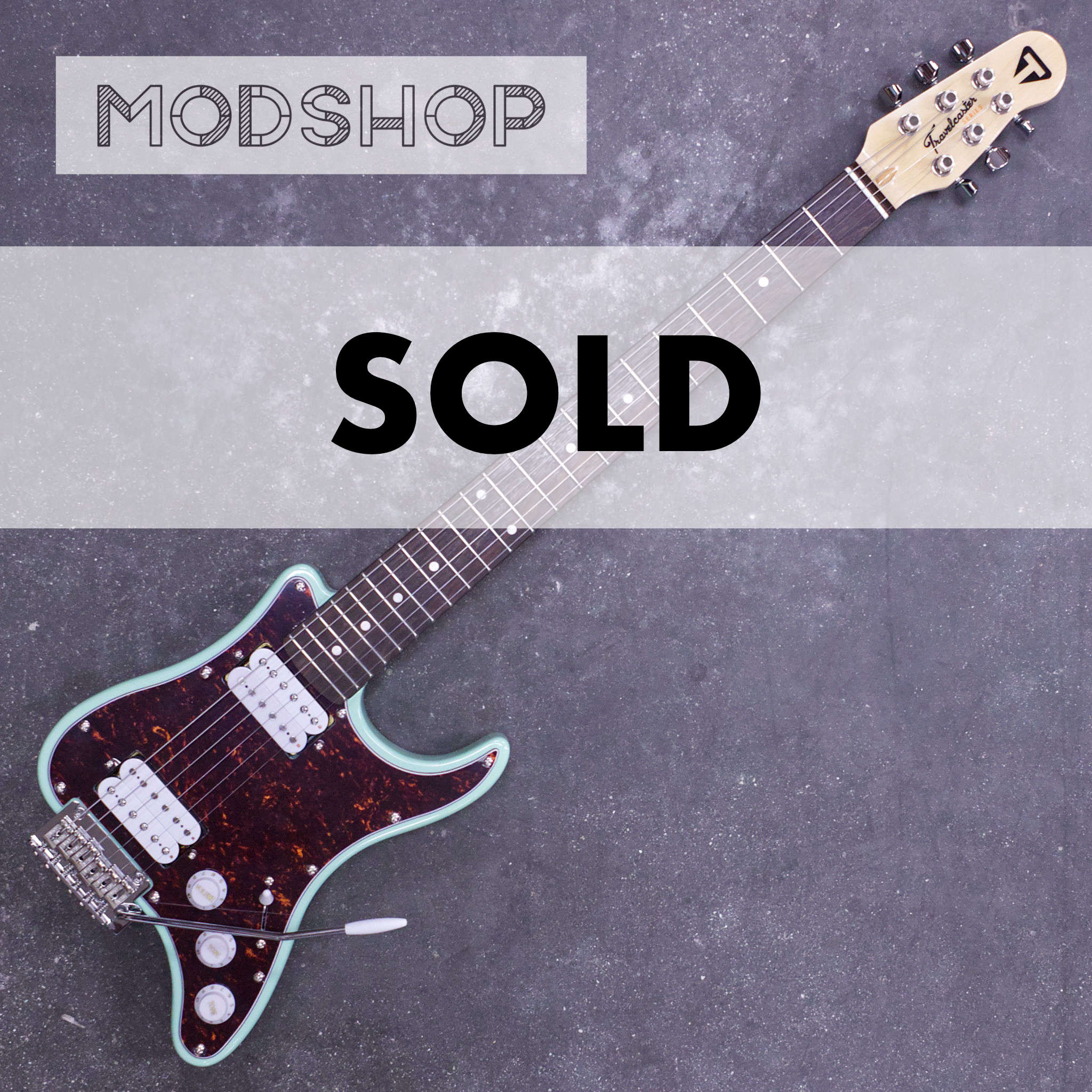 MOD SHOP-Travelcaster Deluxe (Surf Green/ Tortoise Pickguard/ Dual